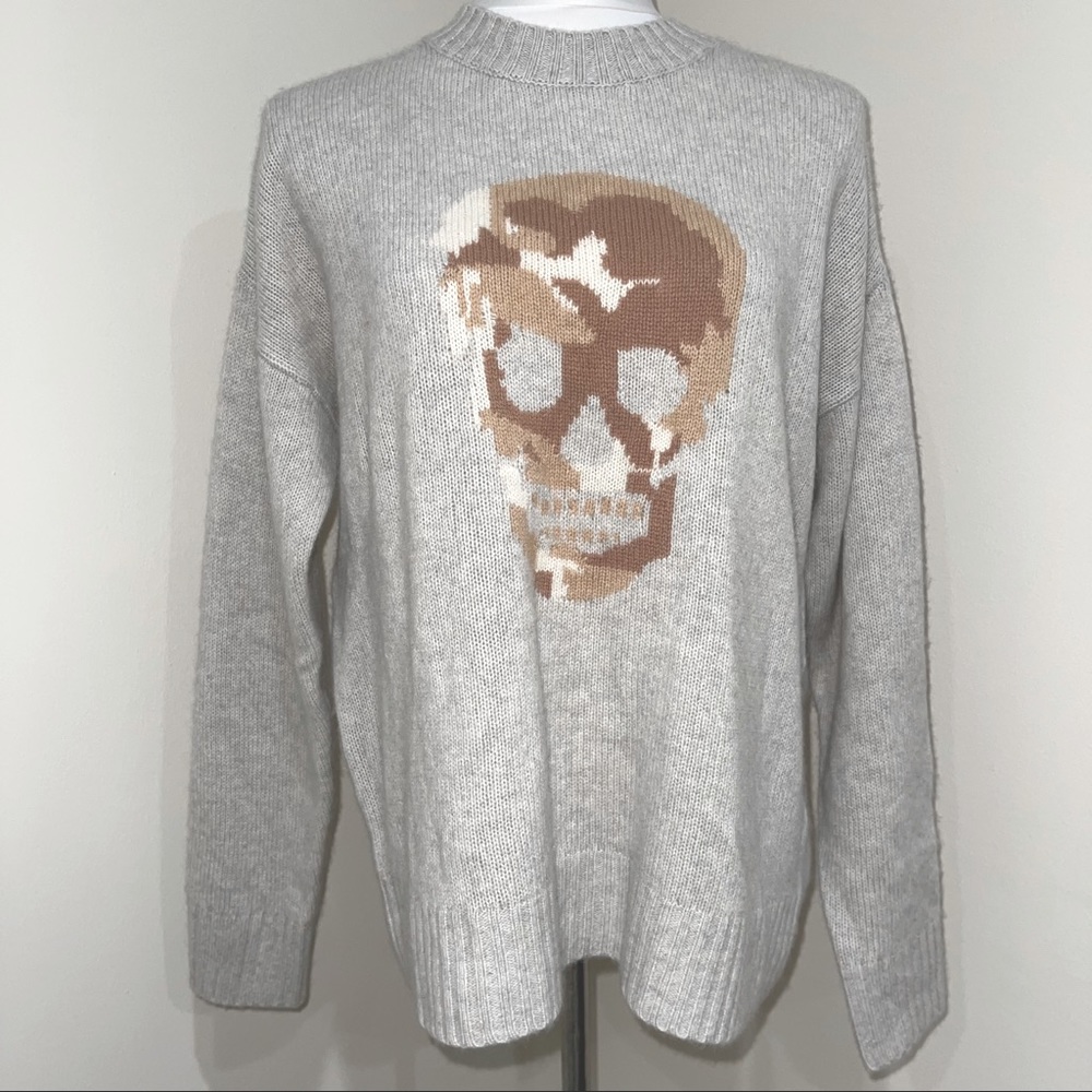 360 SKULL CASHMERE SKULL SWEATER